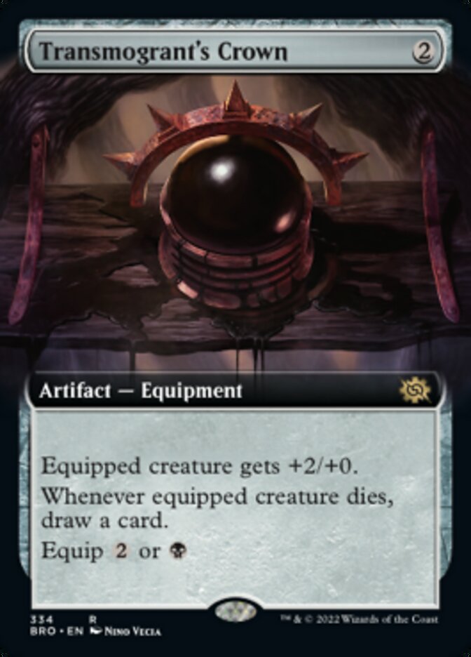 Transmogrant's Crown (Extended Art) [The Brothers' War] | Jomio and Rueliete's Cards and Comics