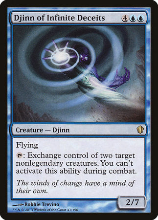 Djinn of Infinite Deceits [Commander 2013] | Jomio and Rueliete's Cards and Comics