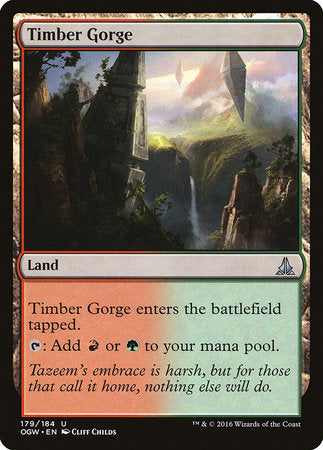 Timber Gorge [Oath of the Gatewatch] | Jomio and Rueliete's Cards and Comics