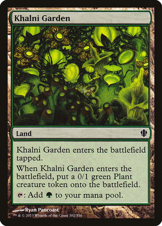 Khalni Garden [Commander 2013] | Jomio and Rueliete's Cards and Comics
