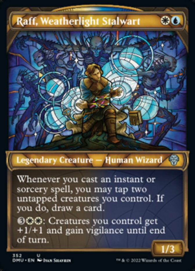 Raff, Weatherlight Stalwart (Showcase Textured) [Dominaria United] | Jomio and Rueliete's Cards and Comics