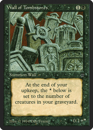 Wall of Tombstones [Legends] | Jomio and Rueliete's Cards and Comics
