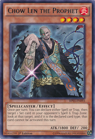 Chow Len the Prophet [BP03-EN093] Rare | Jomio and Rueliete's Cards and Comics