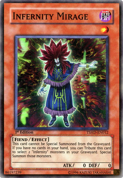 Infernity Mirage [TSHD-EN012] Super Rare | Jomio and Rueliete's Cards and Comics
