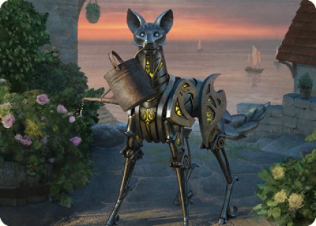 Clockwork Fox Art Card [Commander Legends: Battle for Baldur's Gate Art Series] | Jomio and Rueliete's Cards and Comics