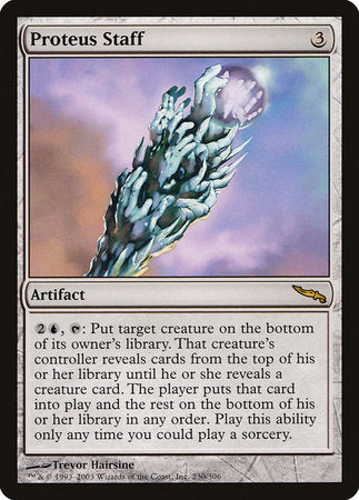 Proteus Staff [Mirrodin] | Jomio and Rueliete's Cards and Comics