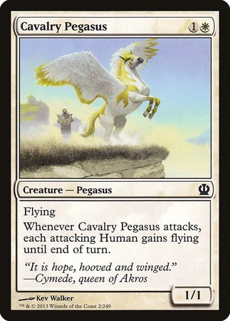 Cavalry Pegasus [Theros] | Jomio and Rueliete's Cards and Comics
