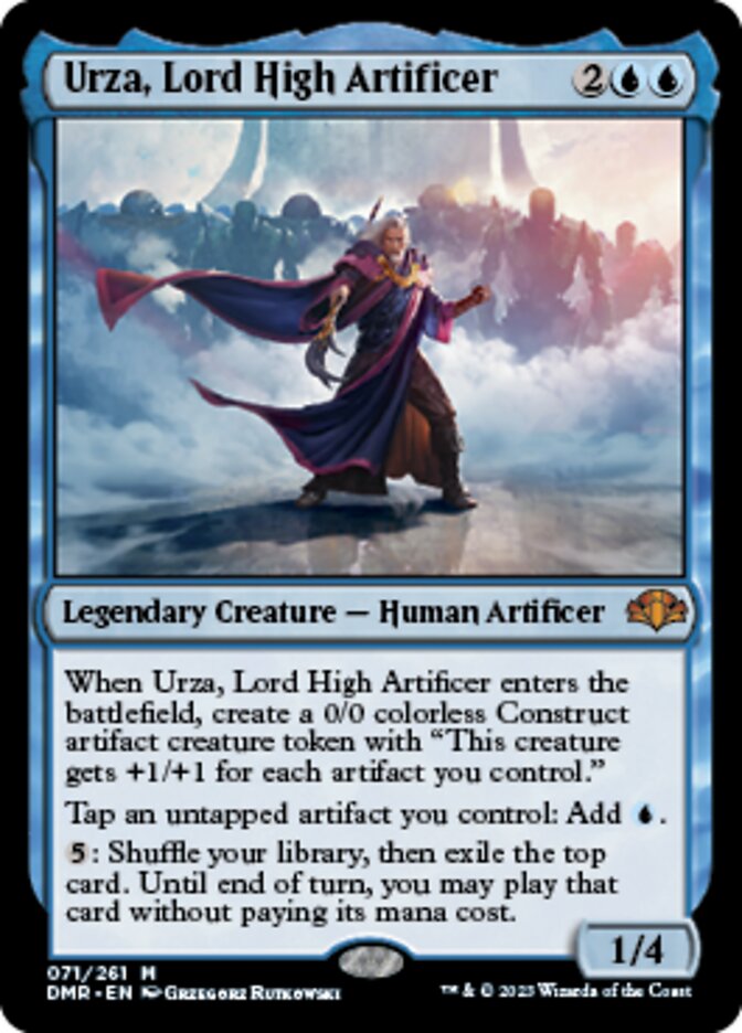 Urza, Lord High Artificer [Dominaria Remastered] | Jomio and Rueliete's Cards and Comics