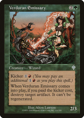 Verduran Emissary [Invasion] | Jomio and Rueliete's Cards and Comics