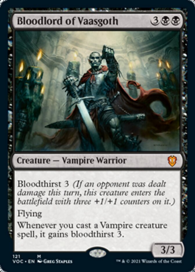 Bloodlord of Vaasgoth [Innistrad: Crimson Vow Commander] | Jomio and Rueliete's Cards and Comics