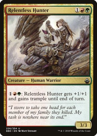 Relentless Hunter [Battlebond] | Jomio and Rueliete's Cards and Comics