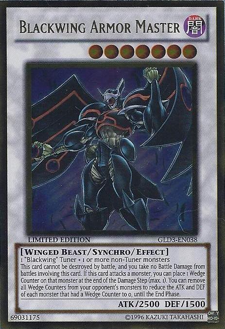 Blackwing Armor Master [GLD3-EN038] Gold Rare | Jomio and Rueliete's Cards and Comics
