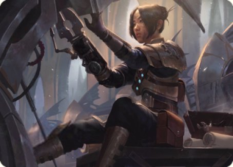 Thopter Mechanic Art Card [The Brothers' War Art Series] | Jomio and Rueliete's Cards and Comics