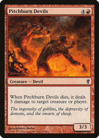 Pitchburn Devils [Conspiracy] | Jomio and Rueliete's Cards and Comics