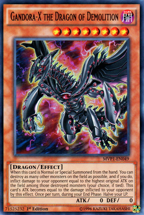 Gandora-X the Dragon of Demolition [MVP1-EN049] Ultra Rare | Jomio and Rueliete's Cards and Comics