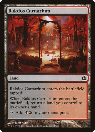 Rakdos Carnarium [Commander 2011] | Jomio and Rueliete's Cards and Comics