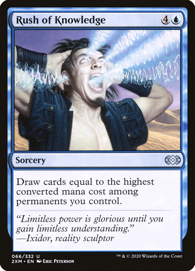 Rush of Knowledge [Double Masters] | Jomio and Rueliete's Cards and Comics