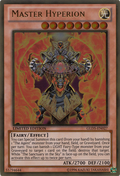 Master Hyperion [GLD5-EN027] Gold Rare | Jomio and Rueliete's Cards and Comics