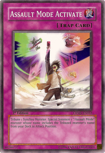 Assault Mode Activate [CRMS-EN063] Common | Jomio and Rueliete's Cards and Comics
