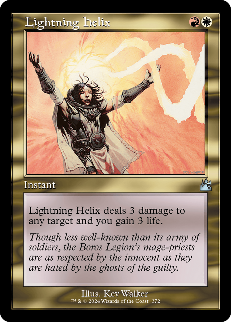 Lightning Helix (Retro Frame) [Ravnica Remastered] | Jomio and Rueliete's Cards and Comics