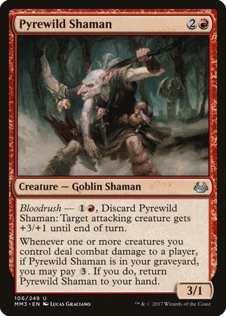 Pyrewild Shaman [Modern Masters 2017] | Jomio and Rueliete's Cards and Comics