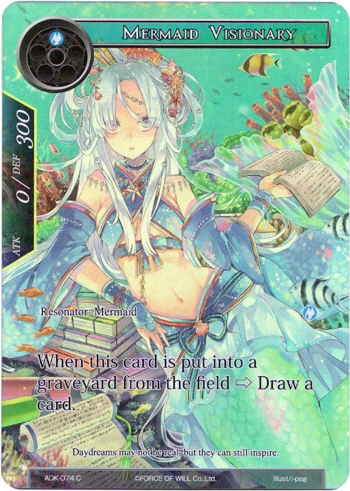 Mermaid Visionary (Full Art) (ADK-074) [Advent of the Demon King] | Jomio and Rueliete's Cards and Comics