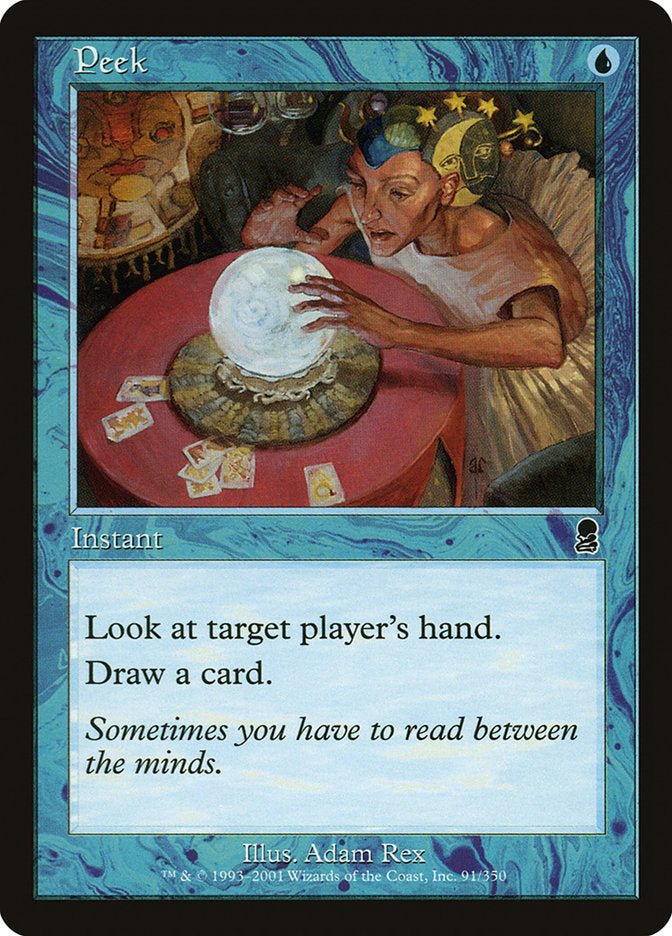 Peek [Odyssey] | Jomio and Rueliete's Cards and Comics
