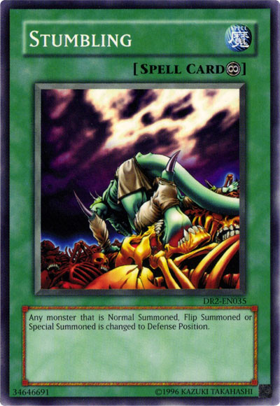 Stumbling [DR2-EN035] Common | Jomio and Rueliete's Cards and Comics