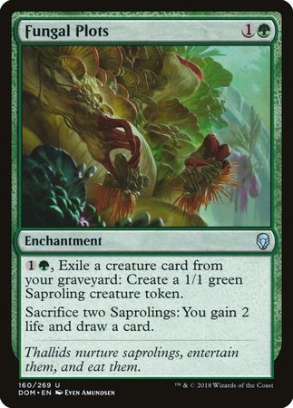 Fungal Plots [Dominaria] | Jomio and Rueliete's Cards and Comics