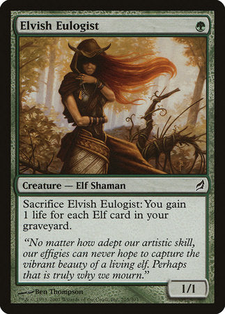 Elvish Eulogist [Lorwyn] | Jomio and Rueliete's Cards and Comics