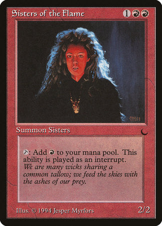 Sisters of the Flame [The Dark] | Jomio and Rueliete's Cards and Comics