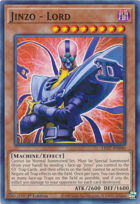 Jinzo - Lord [LED7-EN040] Common | Jomio and Rueliete's Cards and Comics