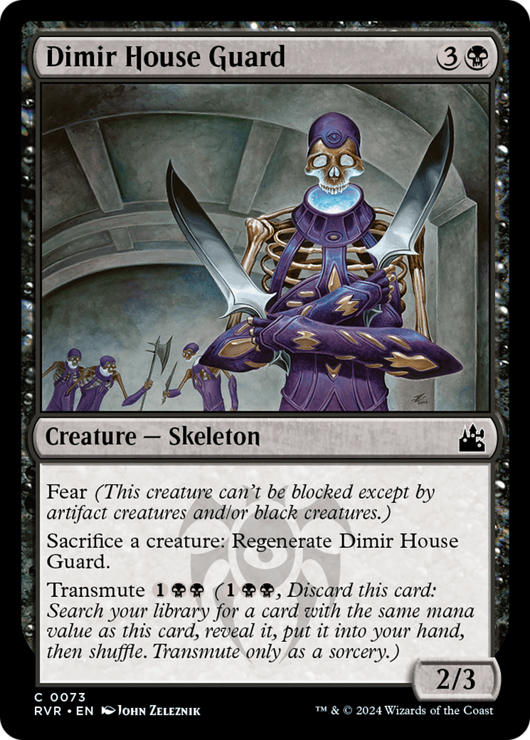 Dimir House Guard [Ravnica Remastered] | Jomio and Rueliete's Cards and Comics