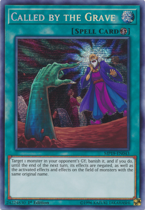 Called by the Grave [MP19-EN043] Prismatic Secret Rare | Jomio and Rueliete's Cards and Comics
