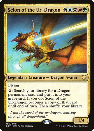 Scion of the Ur-Dragon [Commander 2017] | Jomio and Rueliete's Cards and Comics