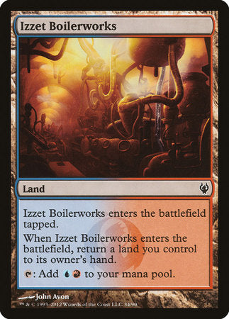 Izzet Boilerworks [Duel Decks: Izzet vs. Golgari] | Jomio and Rueliete's Cards and Comics