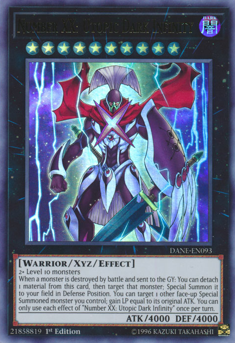 Number XX: Utopic Dark Infinity [DANE-EN093] Ultra Rare | Jomio and Rueliete's Cards and Comics