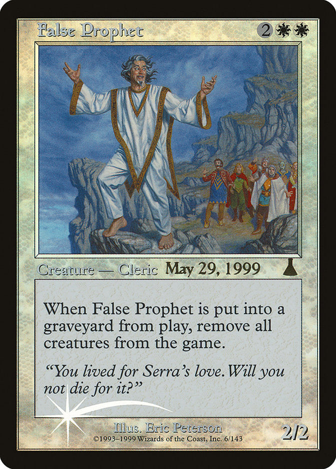 False Prophet [Urza's Destiny Promos] | Jomio and Rueliete's Cards and Comics