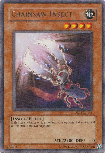 Chainsaw Insect [DR04-EN141] Rare | Jomio and Rueliete's Cards and Comics