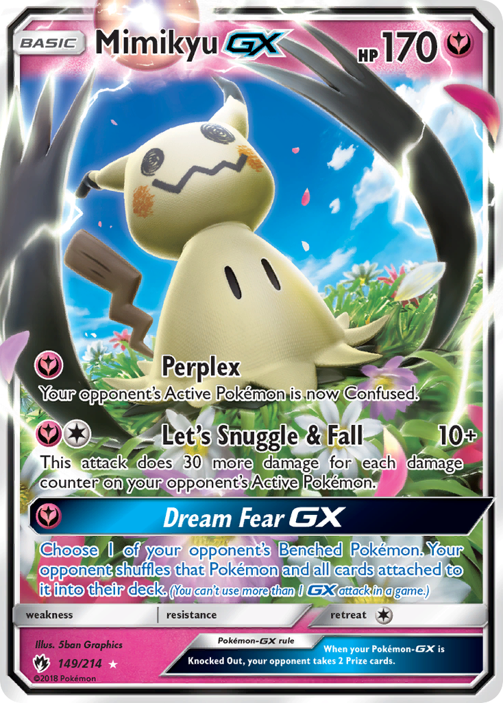 Mimikyu GX (149/214) [Sun & Moon: Lost Thunder] | Jomio and Rueliete's Cards and Comics