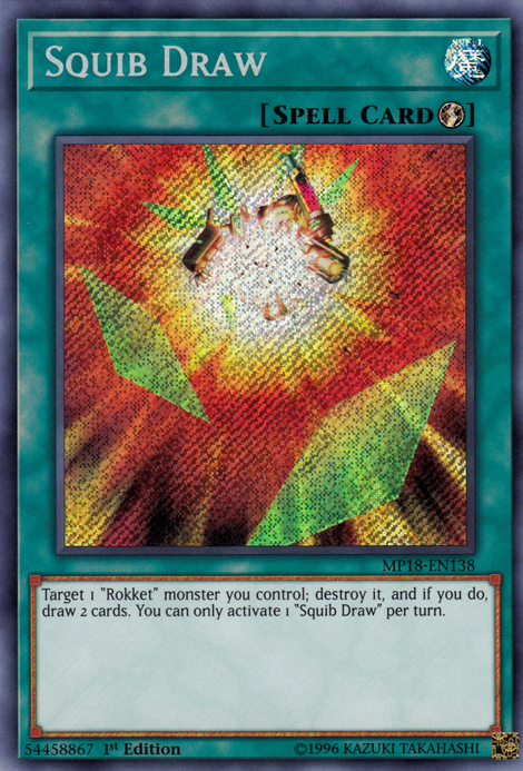 Squib Draw [MP18-EN138] Secret Rare | Jomio and Rueliete's Cards and Comics
