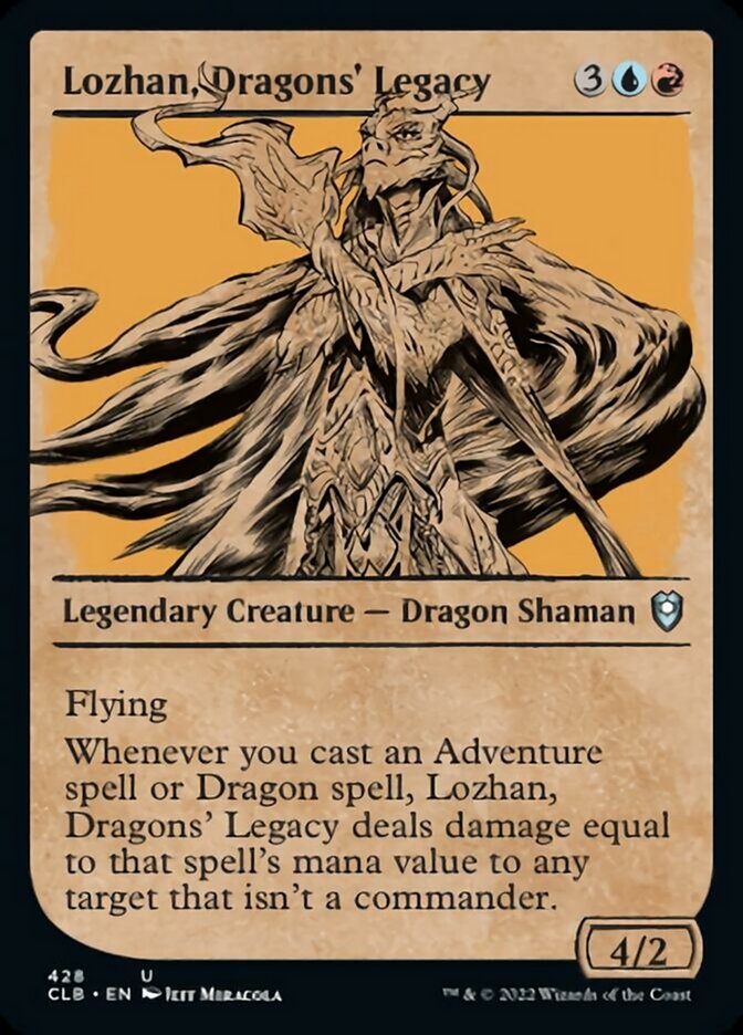 Lozhan, Dragons' Legacy (Showcase) [Commander Legends: Battle for Baldur's Gate] | Jomio and Rueliete's Cards and Comics