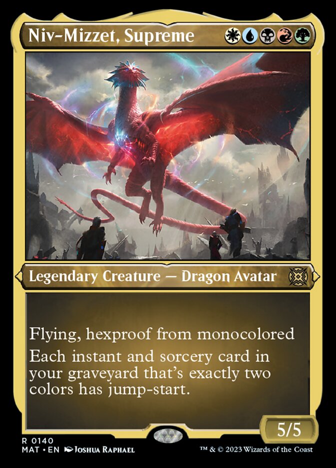 Niv-Mizzet, Supreme (Foil Etched) [March of the Machine: The Aftermath] | Jomio and Rueliete's Cards and Comics