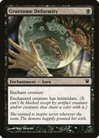 Gruesome Deformity [Innistrad] | Jomio and Rueliete's Cards and Comics