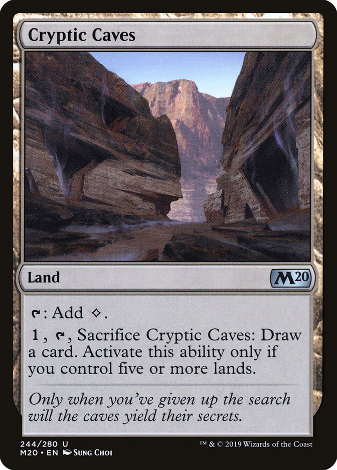 Cryptic Caves [Core Set 2020] | Jomio and Rueliete's Cards and Comics
