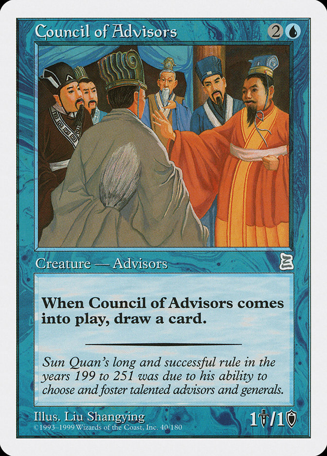 Council of Advisors [Portal Three Kingdoms] | Jomio and Rueliete's Cards and Comics