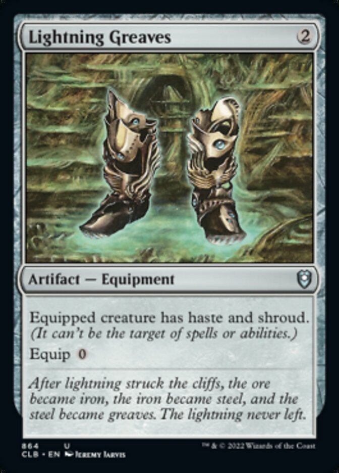 Lightning Greaves [Commander Legends: Battle for Baldur's Gate] | Jomio and Rueliete's Cards and Comics