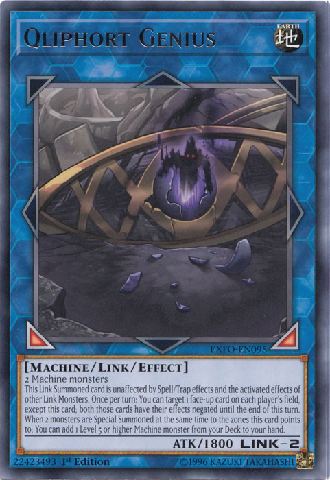 Qliphort Genius [EXFO-EN095] Rare | Jomio and Rueliete's Cards and Comics