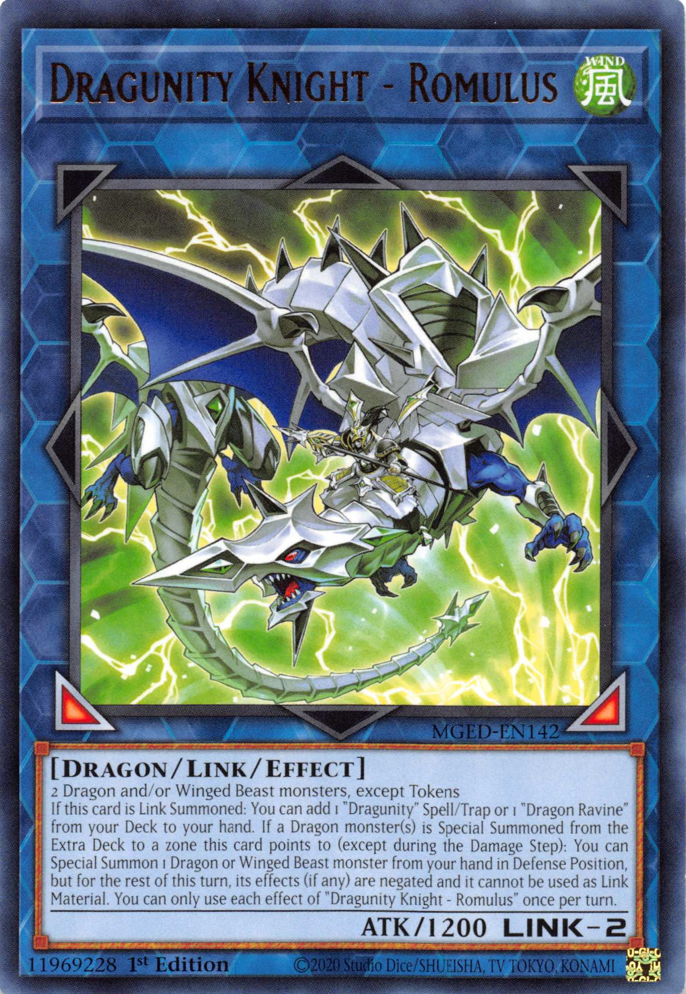 Dragunity Knight - Romulus [MGED-EN142] Rare | Jomio and Rueliete's Cards and Comics