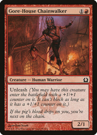 Gore-House Chainwalker [Return to Ravnica] | Jomio and Rueliete's Cards and Comics